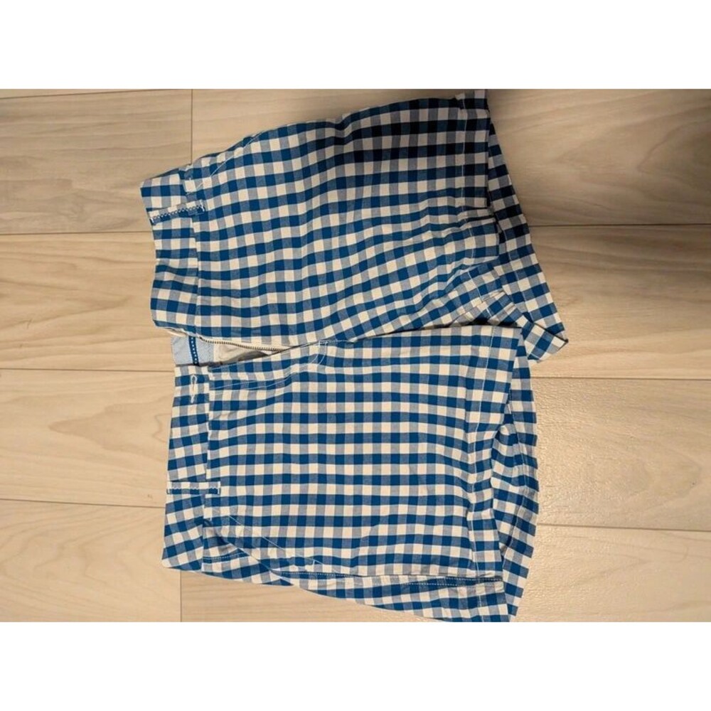 Crown & Ivy Blue Gingham Shorts – Size 10